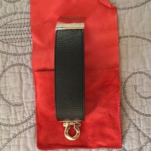 Authentic Ferragamo leather cuff bracelet